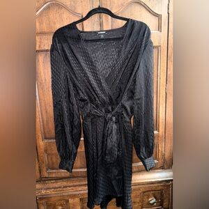 Express Black Midi Dress